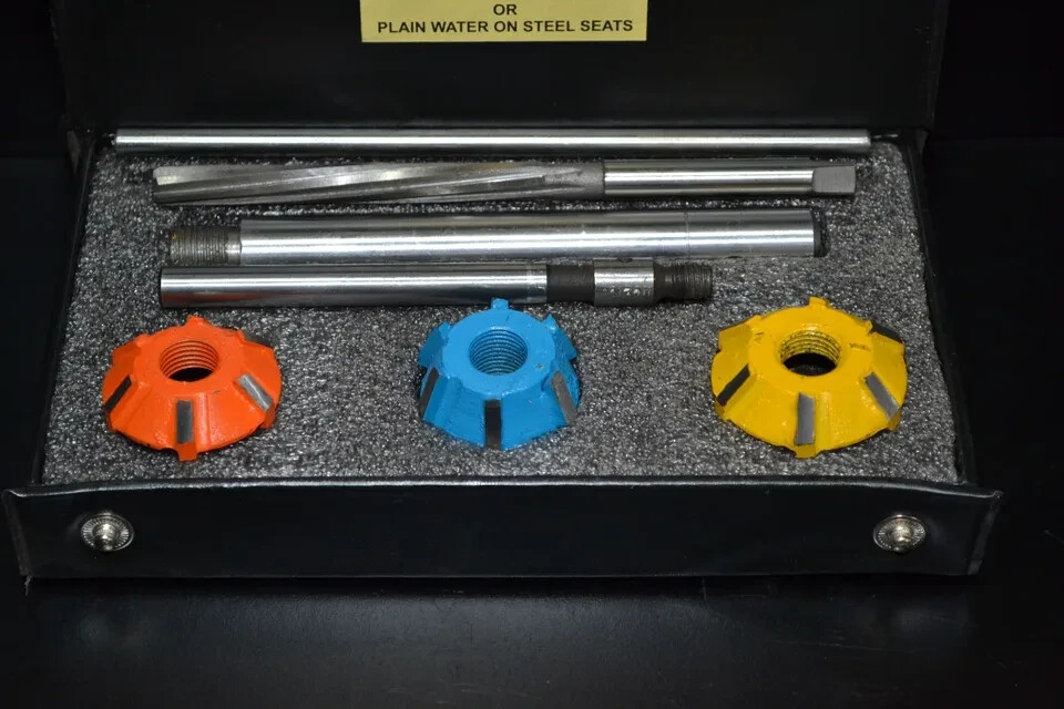 HONDA ACTIVA VALVE SEAT CUTTER SET CARBIDE TIPPED 24,28 mm 45 DEG 25 MM 70 DEG