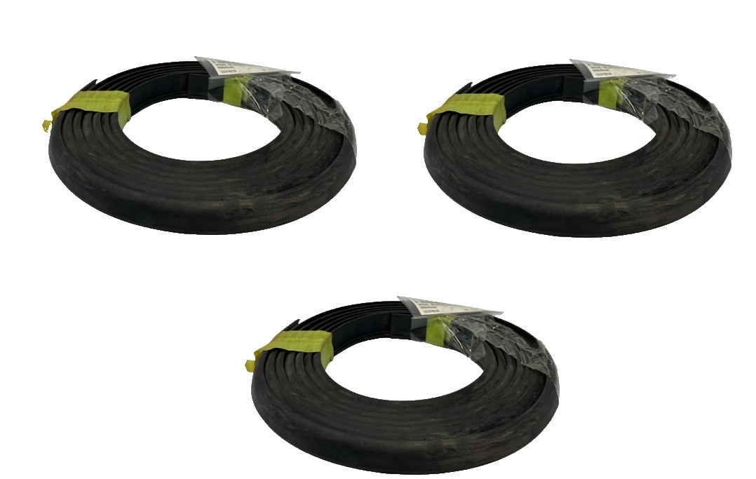 Lot of 3 – Transit Bus Door/Luggage Compartment Rubber Weatherstrip Seal
