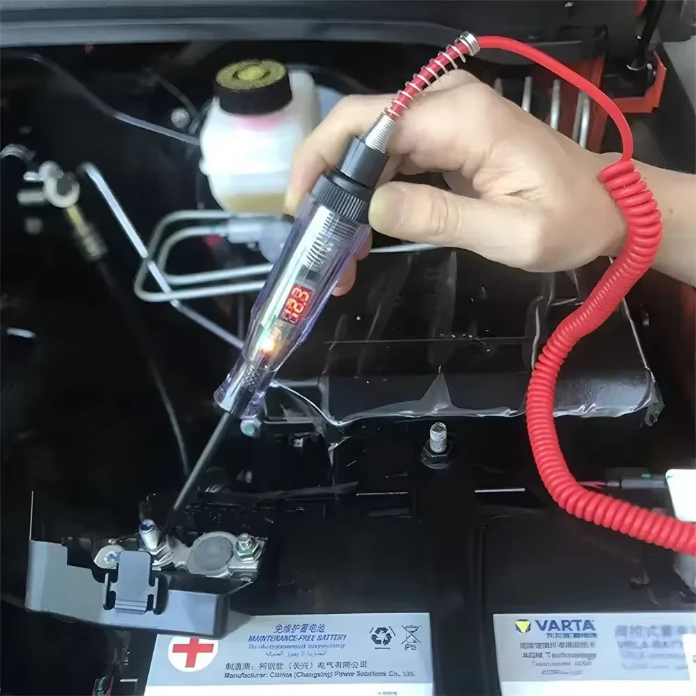 Digital Electric Voltage Circuit Tester Automotive Test Light Car Truck 6V12V24V