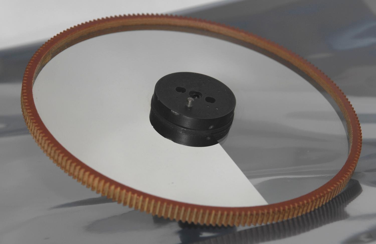 6.2" OD CIRCULAR VARIABLE ATTENUATOR / ND FILTER, GEARED RIM