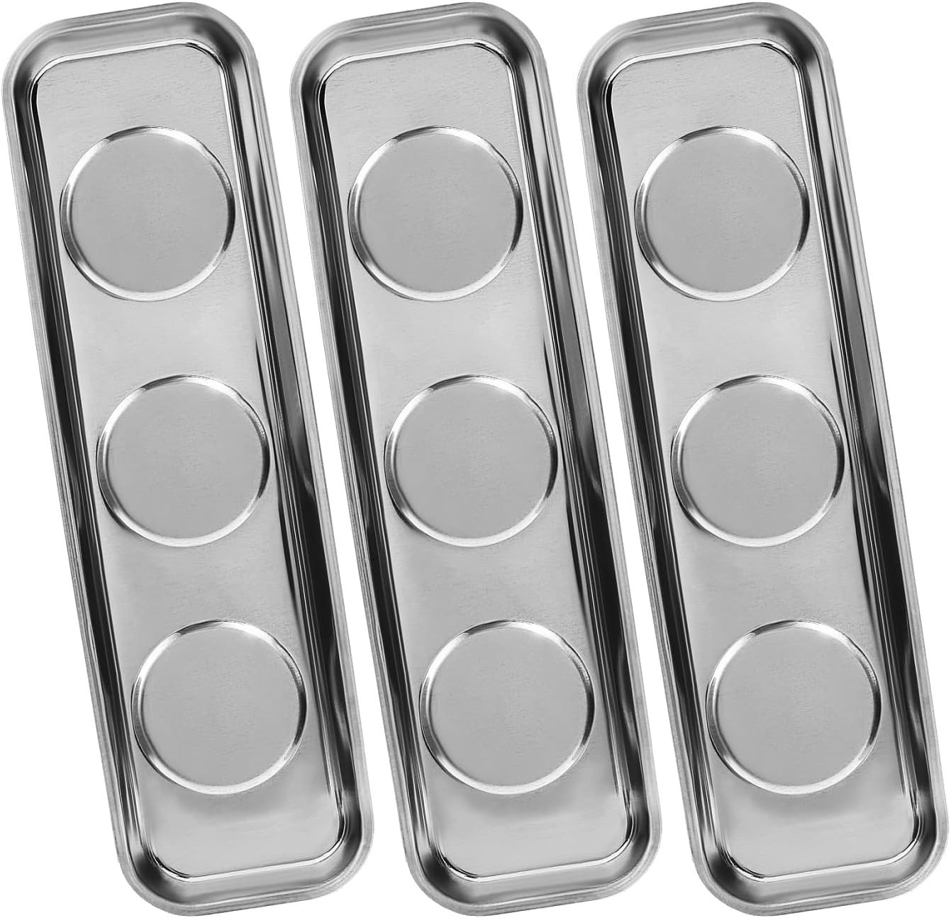 Magnetic Parts Tray 3pc,for Socket Screw Nuts Bolts Metal Parts,Extra Strong...