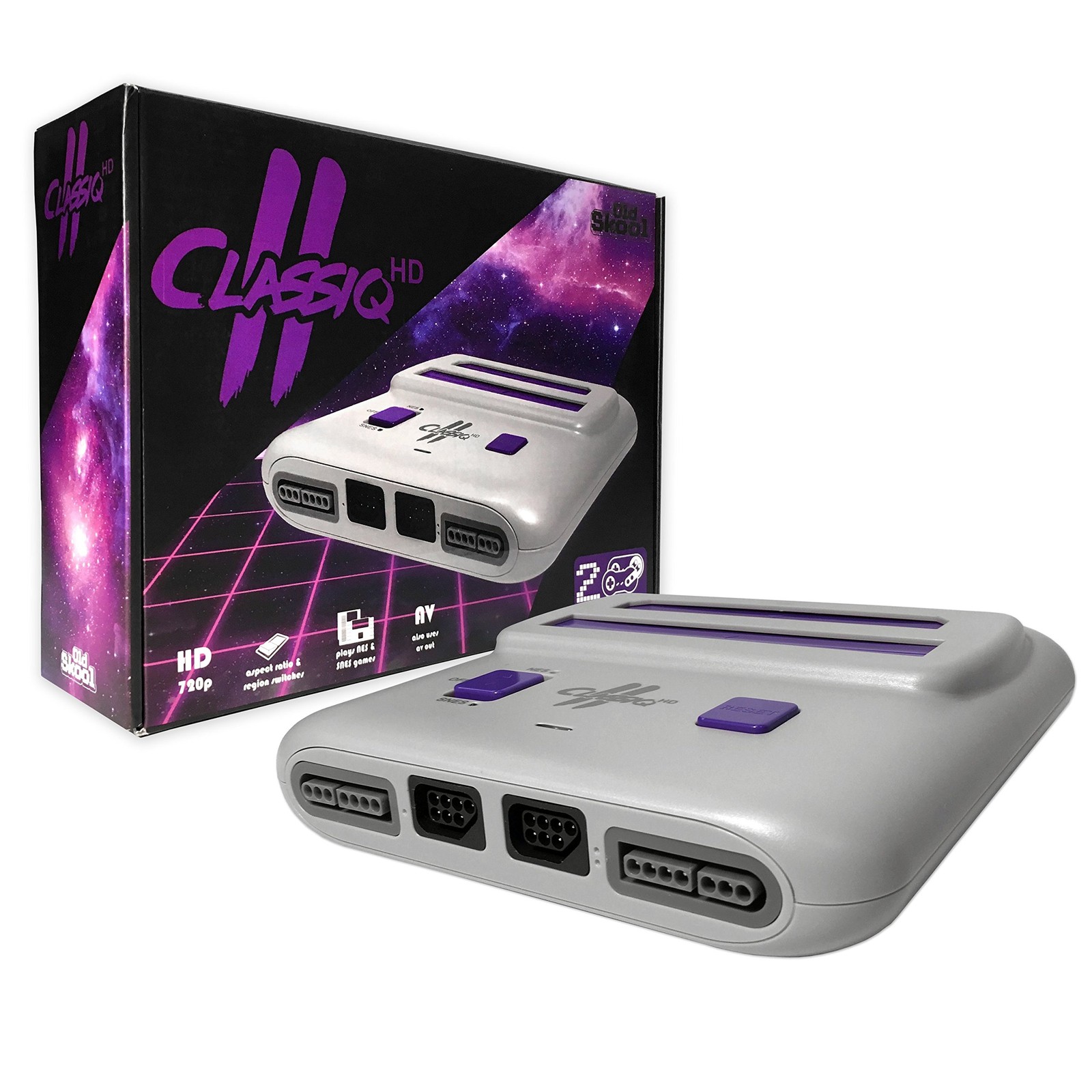 Old Skool Classiq 2 HD - Gray/Purple Grey