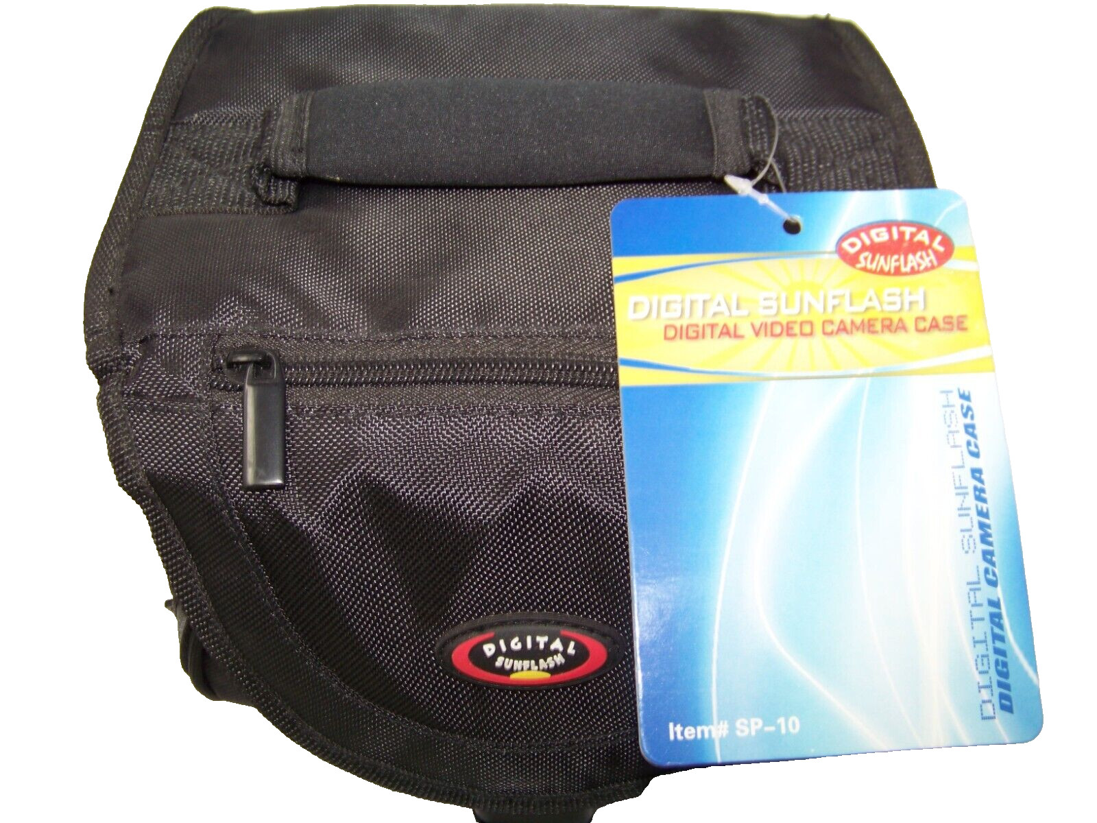 New DIGITAL SUNFLASH Black Digital Camera Bag/Case No Shoulder Strap
