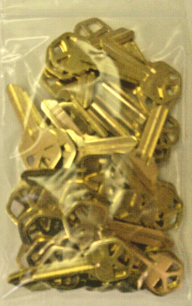 Ilco KW1 keyway 5 pin key blanks  -Package of 50
