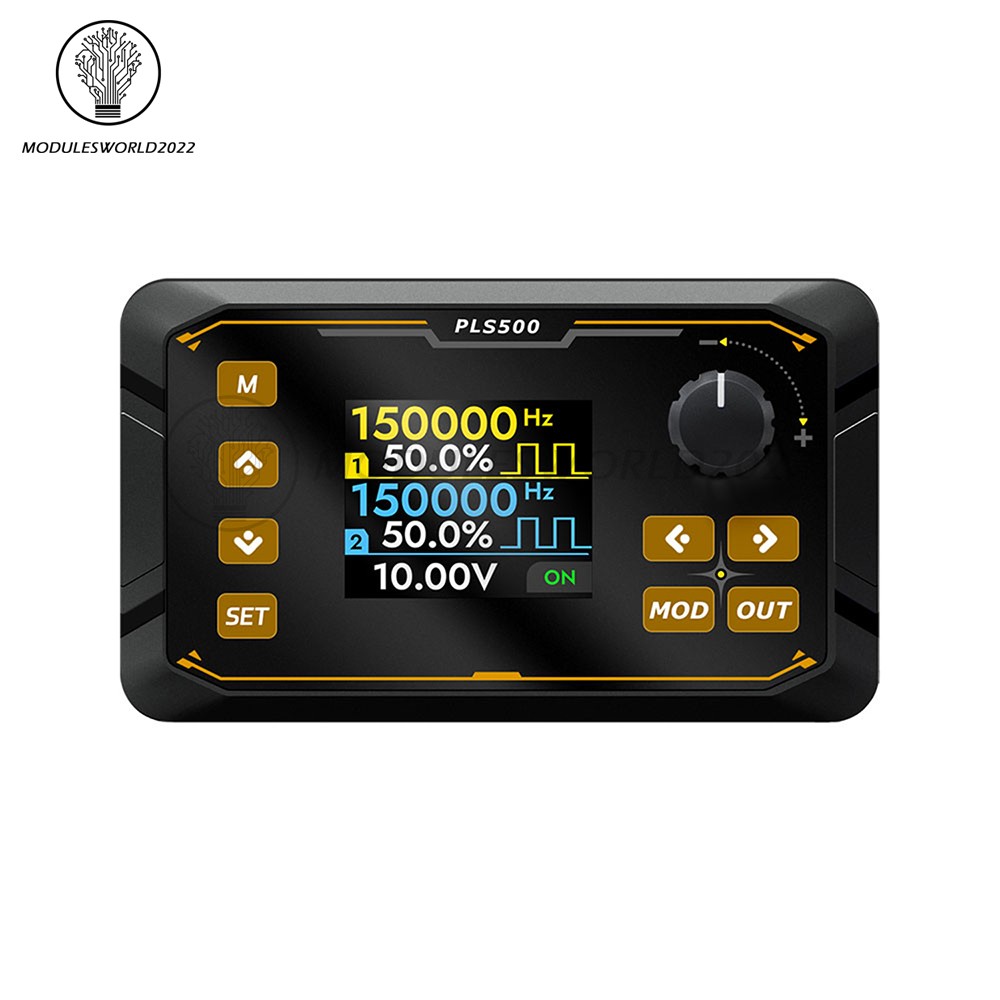 PLS500 Dual-Channel Pulse PWM Signal Generator Adjustable Programmable Dead zone