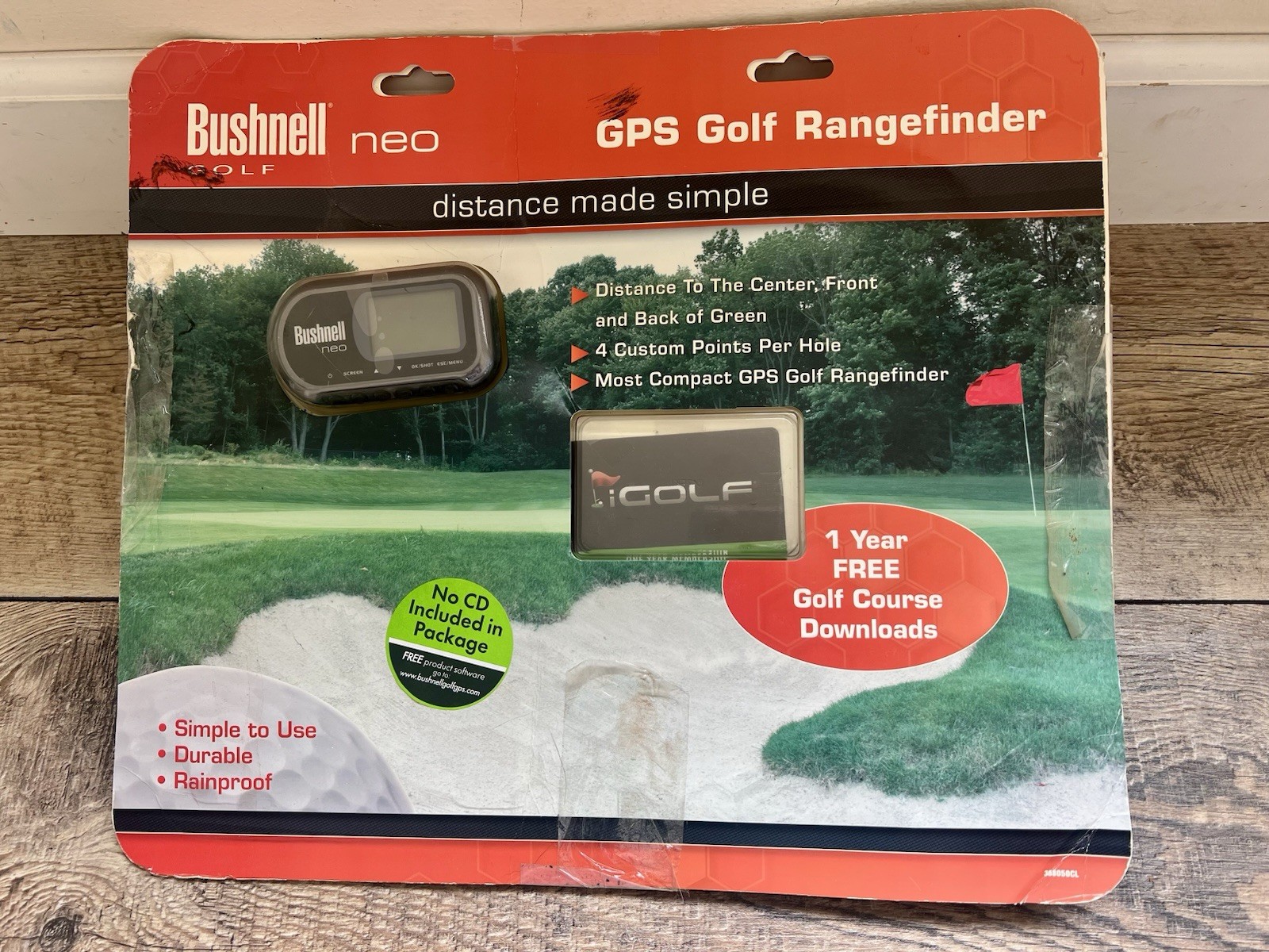 Bushnell Golf Neo GPS Golf Rangefinder 368050CL - Open Box