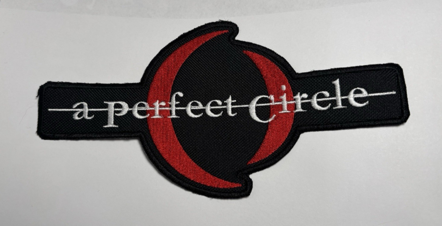 A Perfect Circle Custom Embroidered Back Patch Shaped