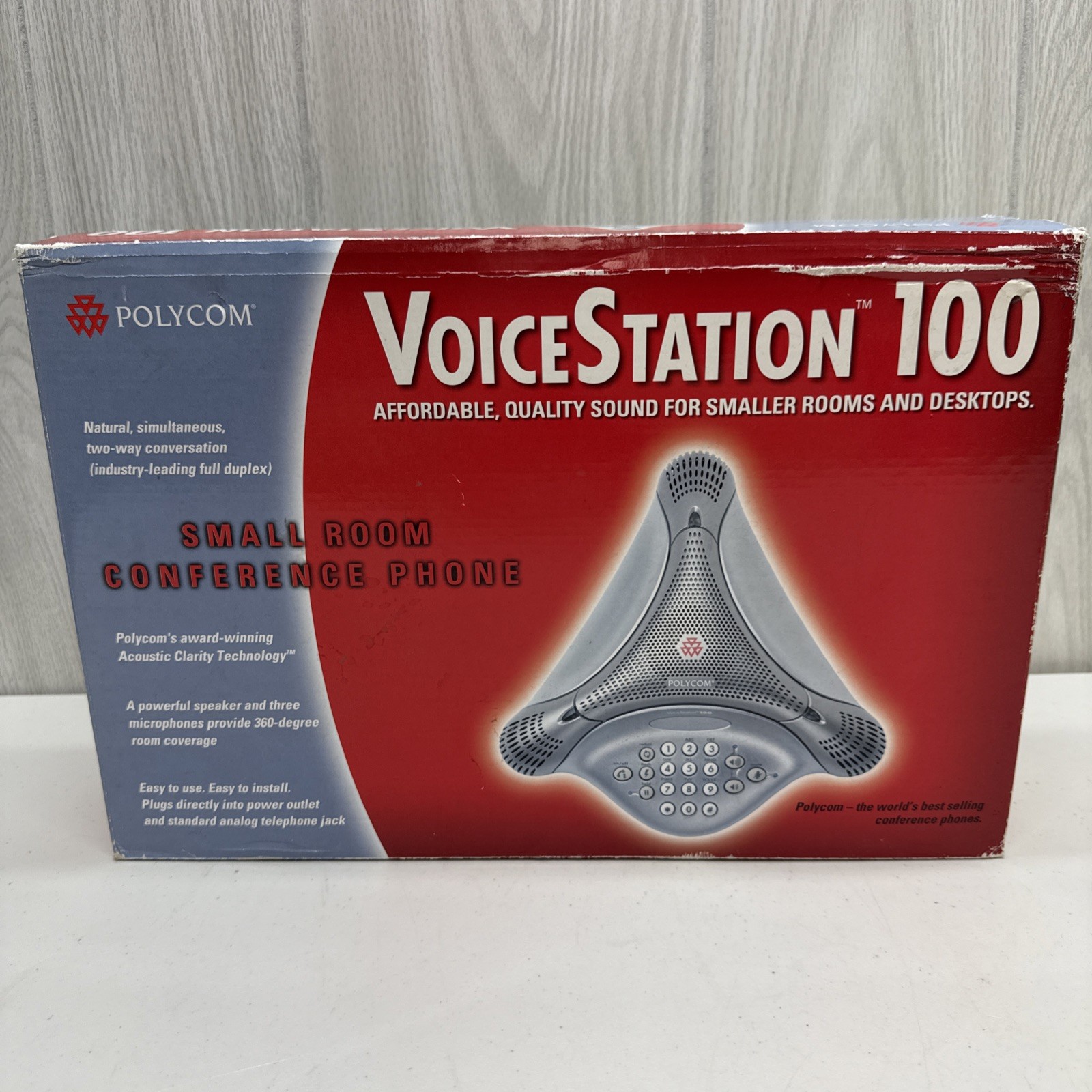 Polycom VoiceStation 100 Conference Phone System NEW