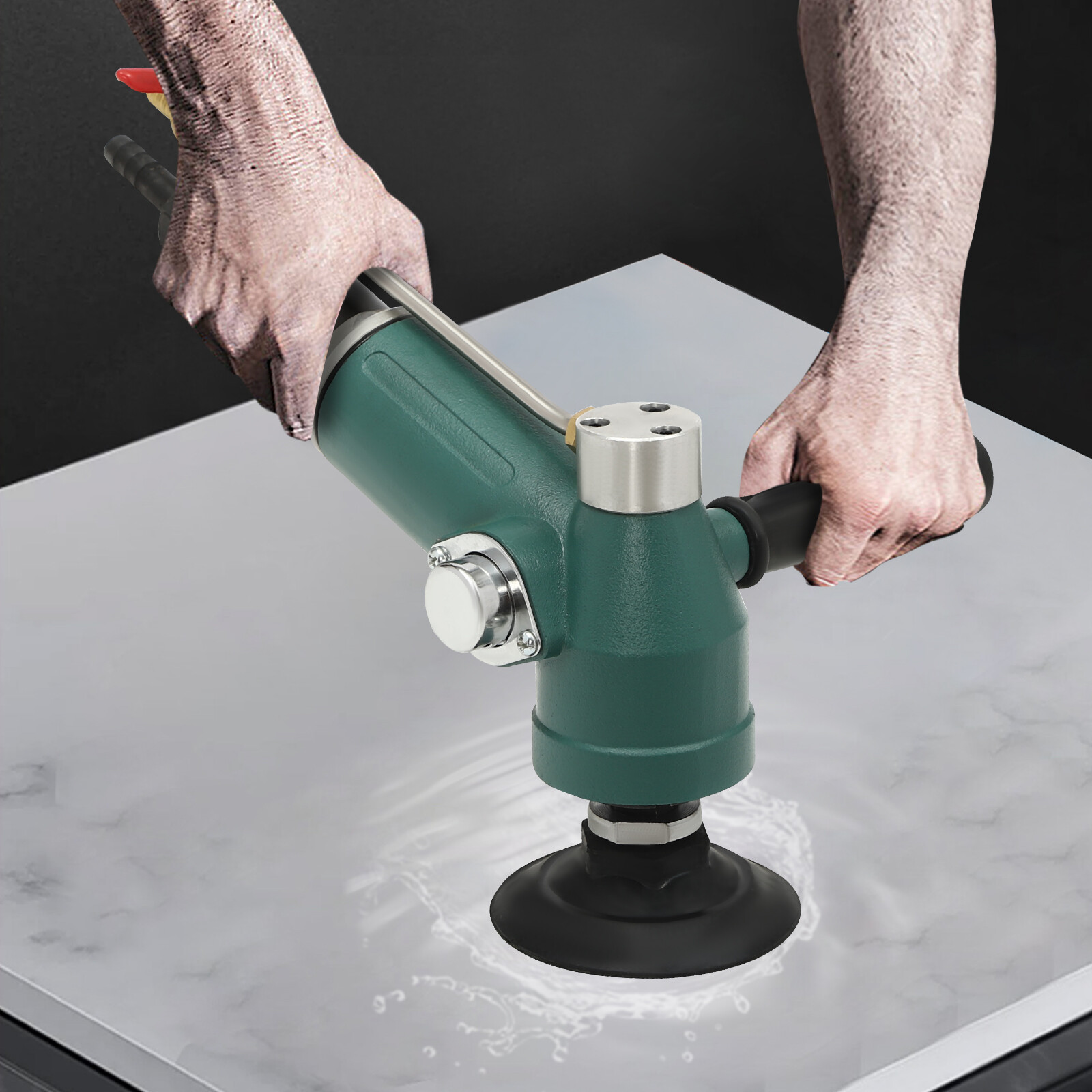 4" 100mm Pneumatic Wet Grinder, Sander, Polisher, Stone Marble Granite 10000RPM