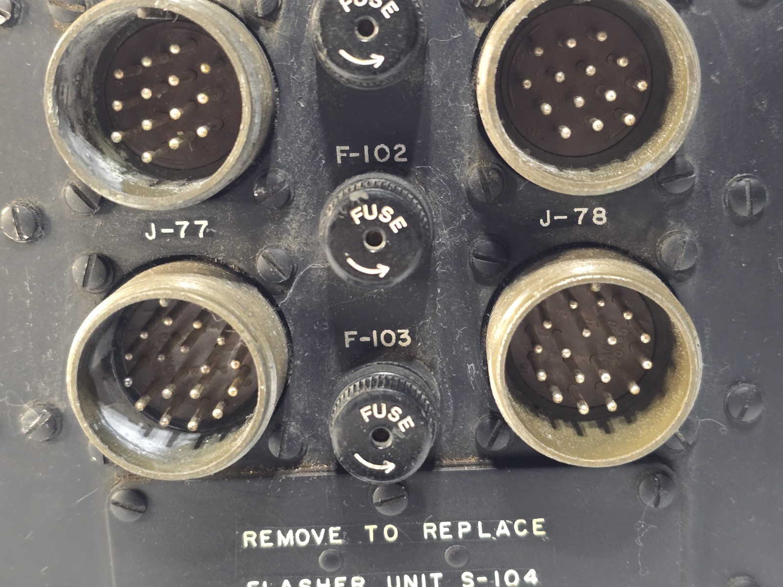 Sperry AUTHOMATIC PILOT Component RELAY BOX Type A-1, 669780 As Removed Untested