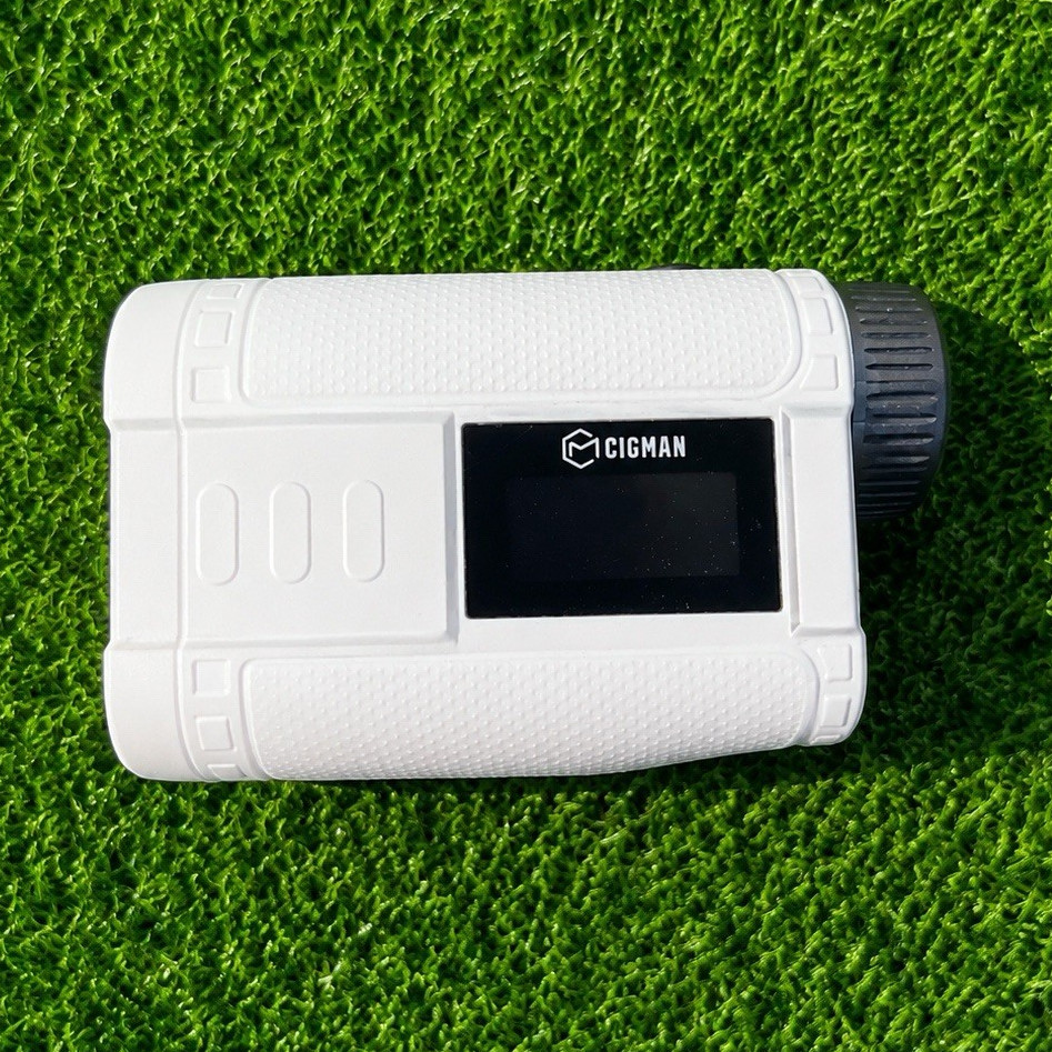 CIGMAN Laser Golf Rangefinder Model CIGMAN White Black Golf Device