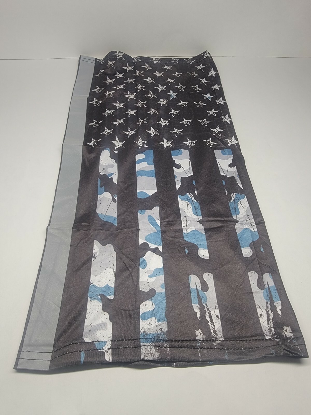 Blue camouflage Face Mask Neck gator UV tube bandana USA BLACK FLAG stars strips