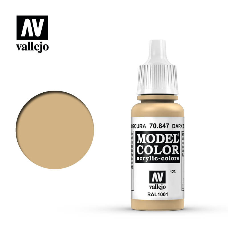 Vallejo Model Color 70847 Dark Sand Acrylic Paint