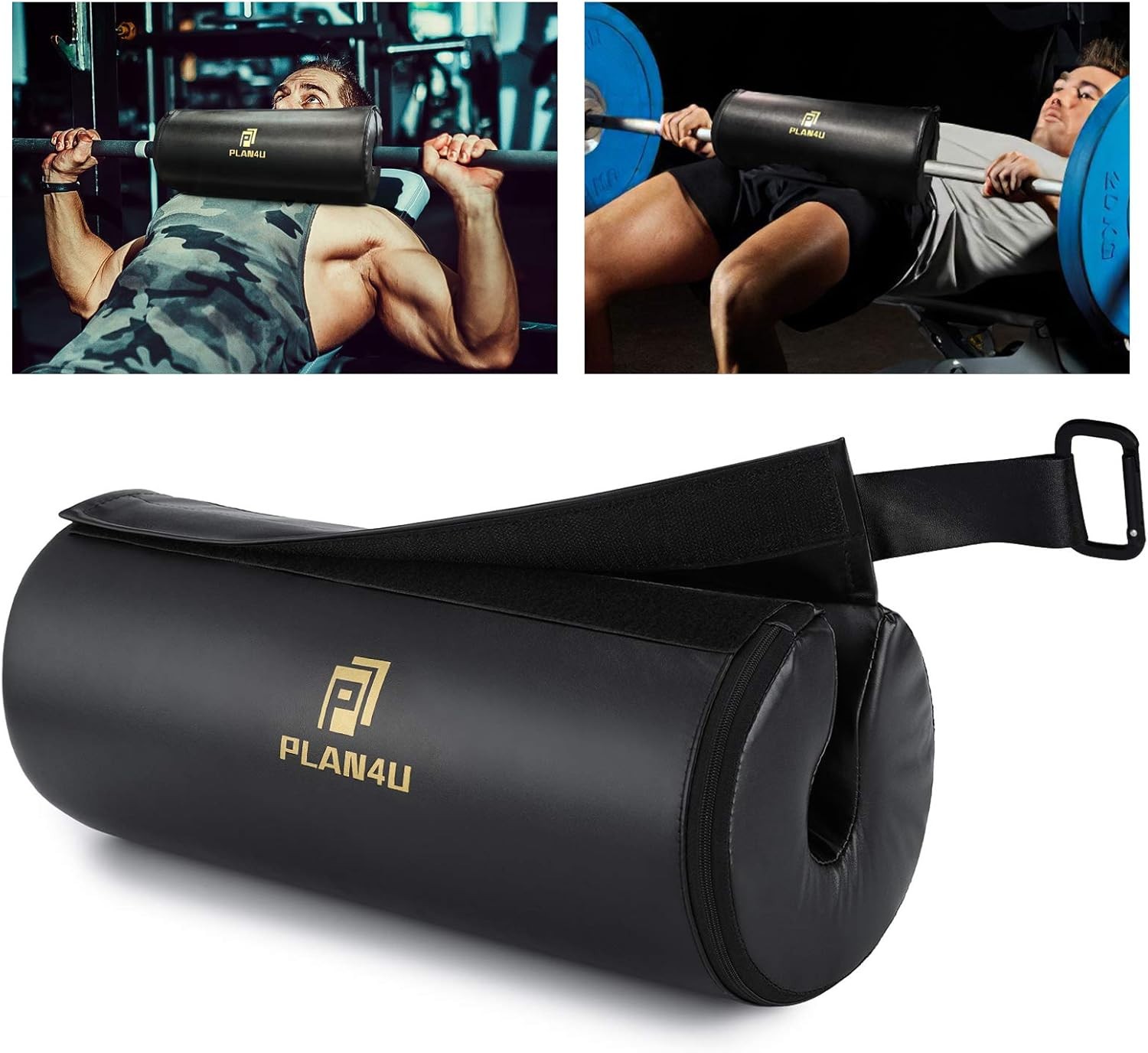 Barbell Pad for Bench Press Hip Thrust Weightlifting, Upgraded Board Press with