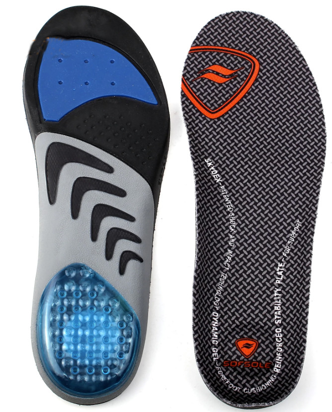 3 Pairs Sof Sole Men's Airr Orthotic Performance Insoles Replacement Insert