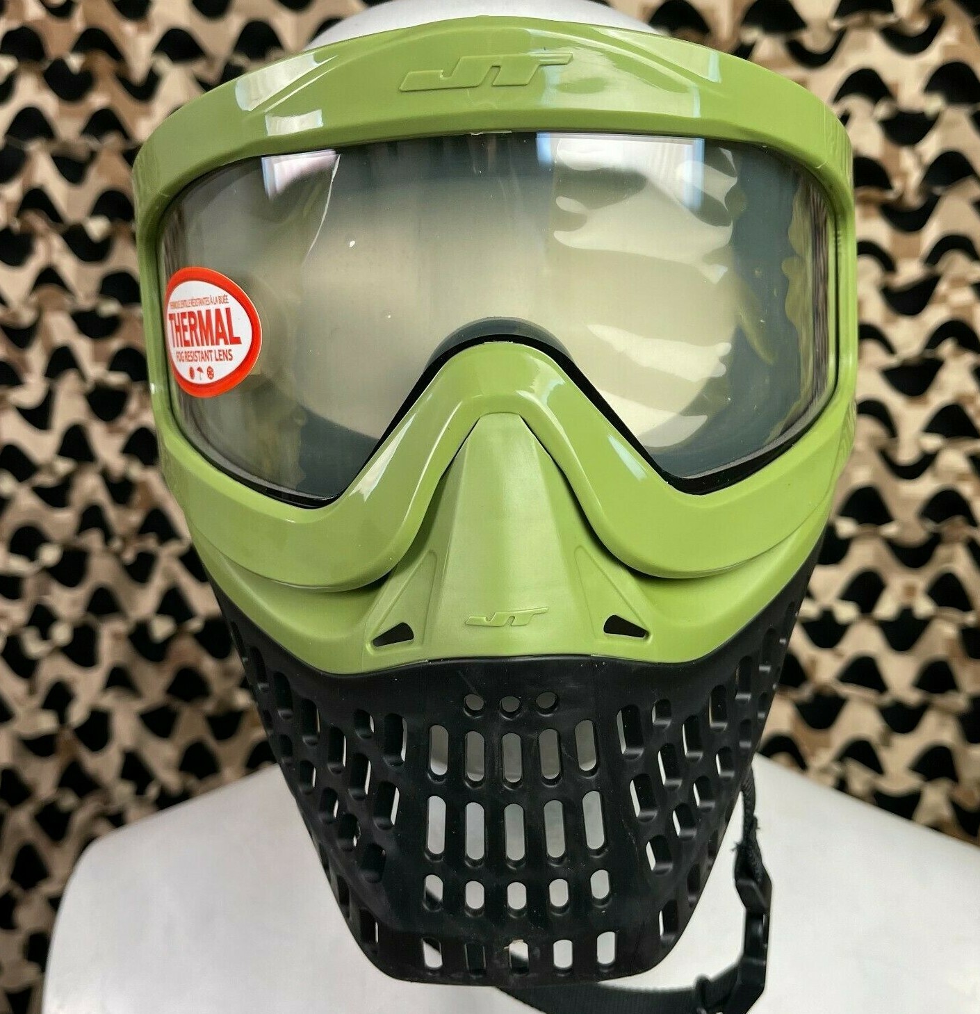 NEW JT ProFlex X Paintball Mask w/ Quick Change System - Olive (23283) - Clear