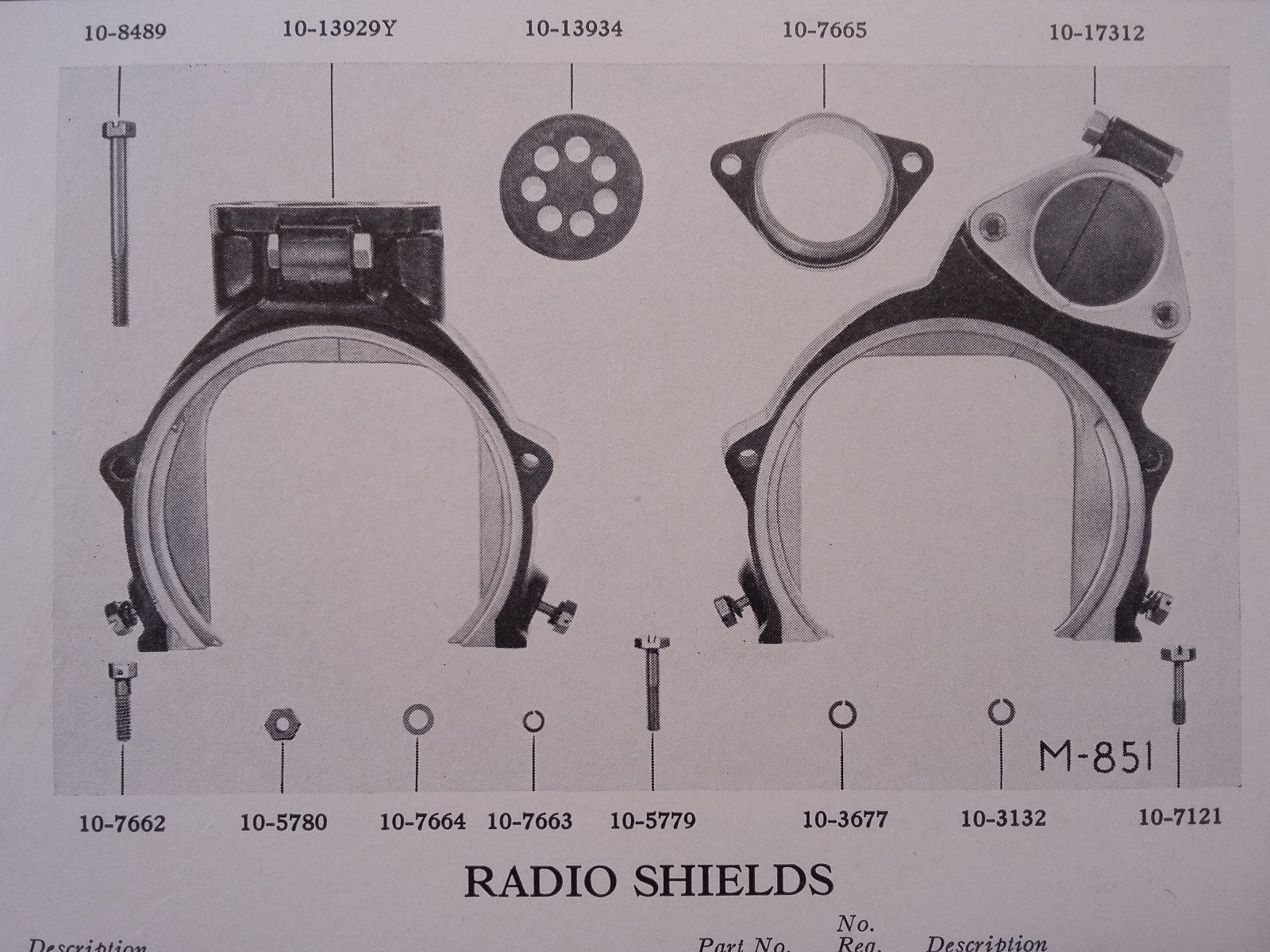 Bendix Scintilla SF7RN-1 Parts Booklet