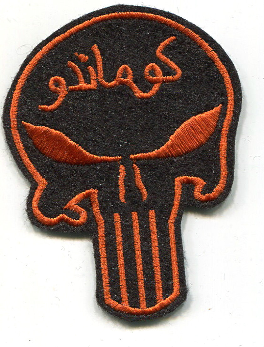 KANDAHAR WHACKER© MARSOC USMC RAIDER SAS JTF2 KSK SOG velkrö Skull (Red)