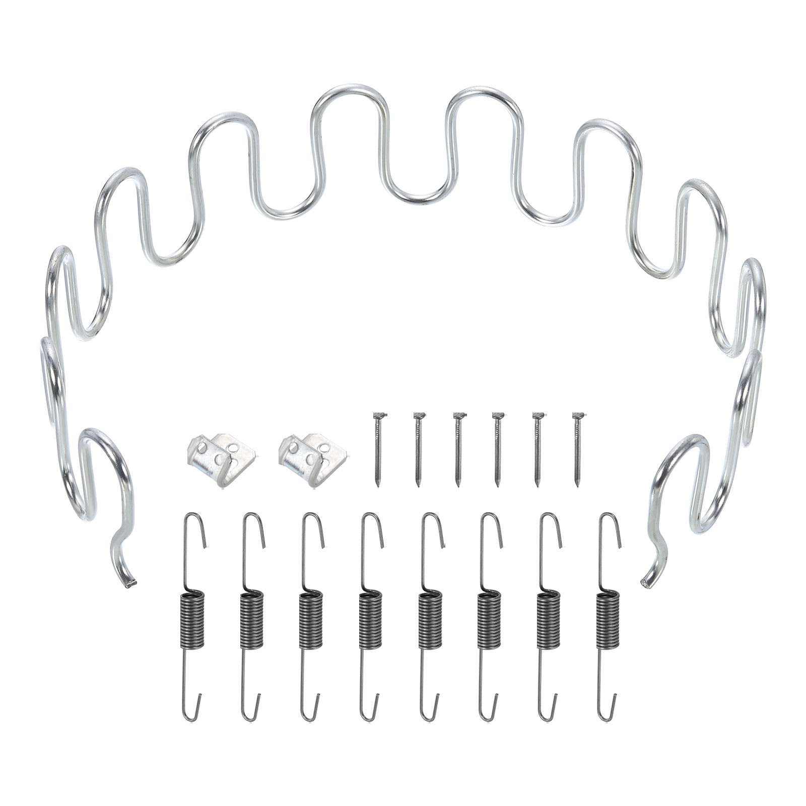 19.7" Upholstery Spring Replacement Kit, Sagging Cushions Repair Kit Silver