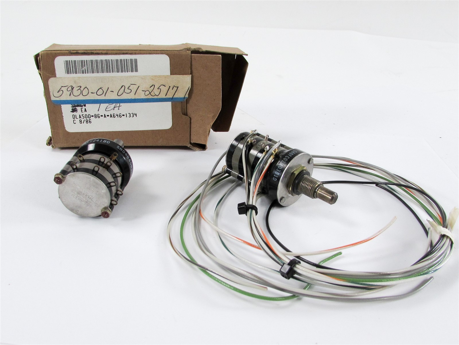 USED - Lot of (2) Grayhill Inc. Rotary Switches (44YY24180 & 2-44M45-3B0N1)