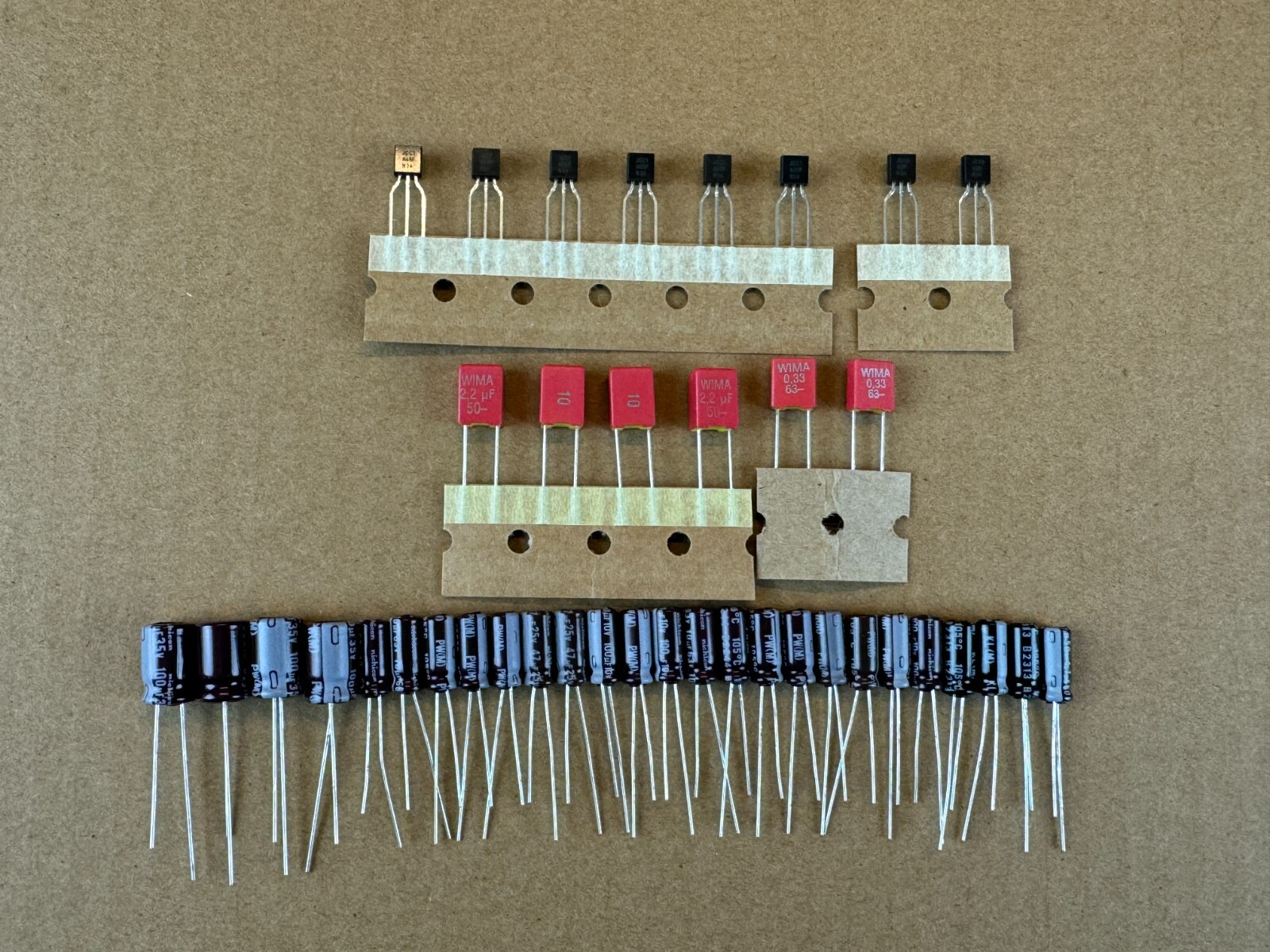 Pioneer SX-939 SX-1010 Preamp Board Rebuild Kit Recap Transistor Set AWG-027-0