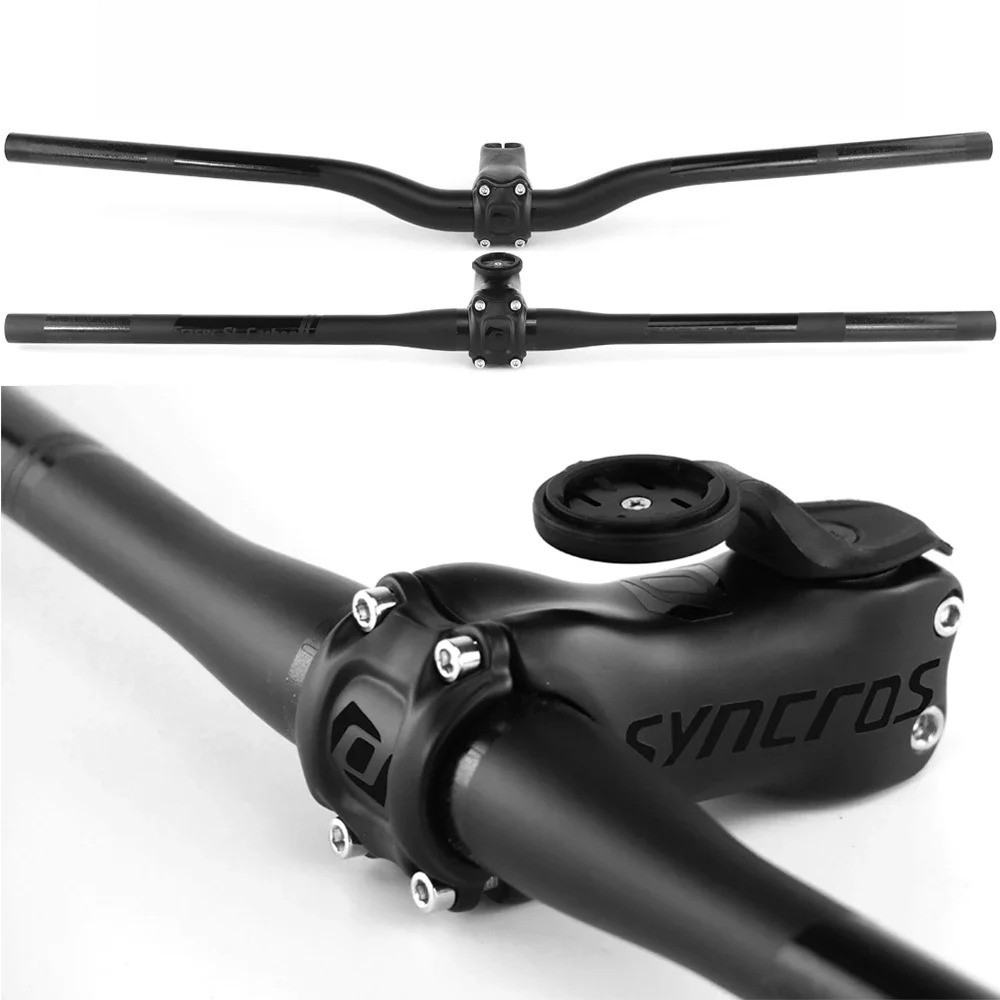 Carbon Fiber Road Mountain Bike Stem -6 -17 Degree 31.8mm Clamp 60mm-110mm