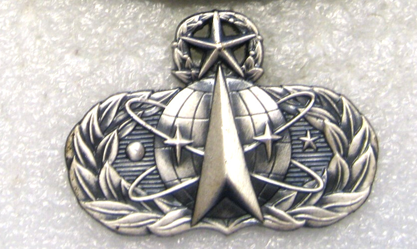 US Air Force Badge Space Operations Master, badge