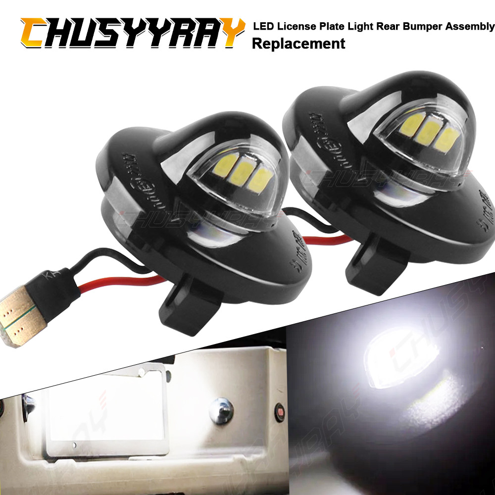 2x LED License Number Plate Lights White Lamps Fit Ford F150 F250 F350 Explorer