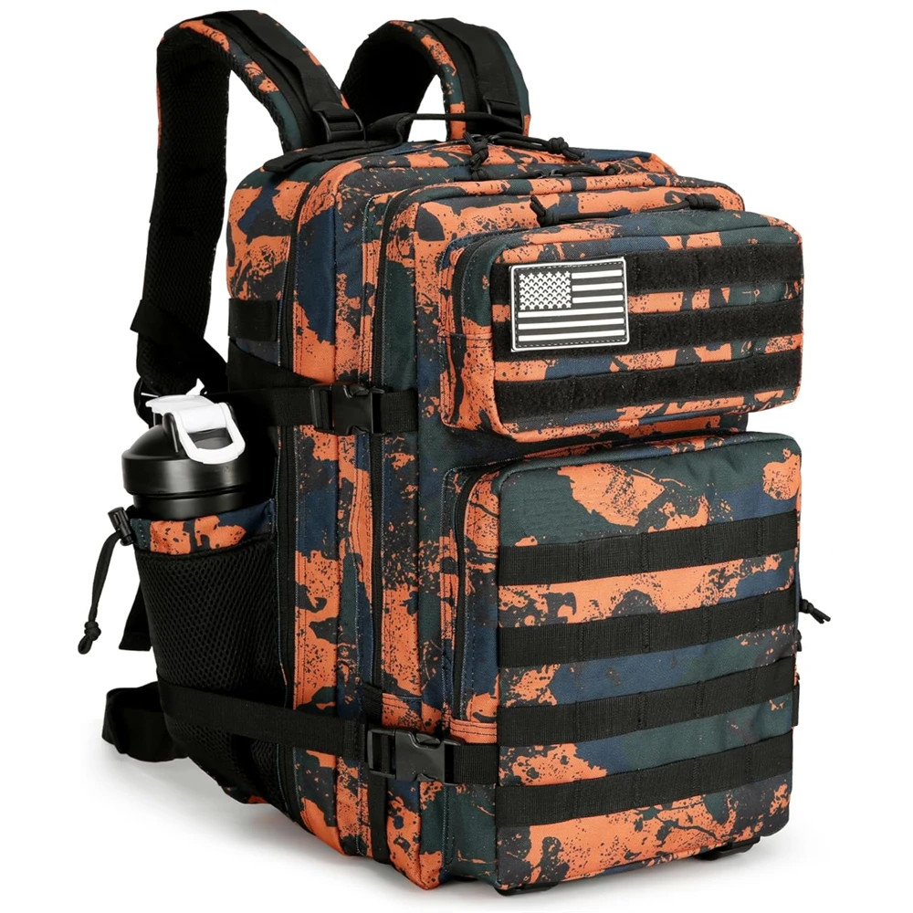 Large 45L 3P Tactical Backpack Hiking Bag Pack Outdoor Sport Backpack Waterproof