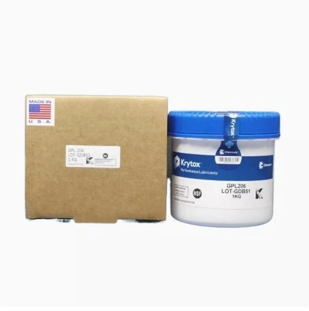Chemours DUPONT Krytox GPL206 1Kg ( 35.3 OZ) GPL-206 New in box free ship