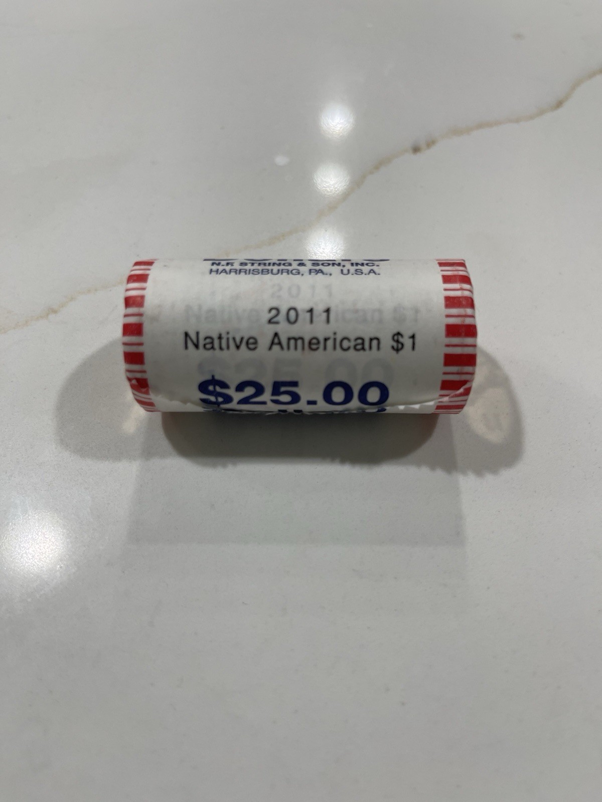 2011 Native American  Dollar US 25 Coin Roll UNOPENED