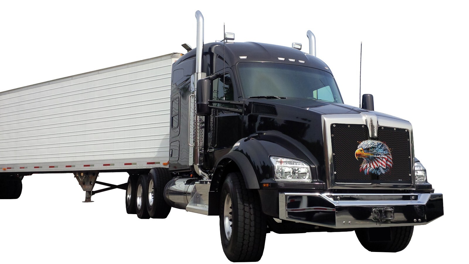 Kenworth T880 'Patriotic Eagle' bug screen for Trucks with Factory Turnbuckles