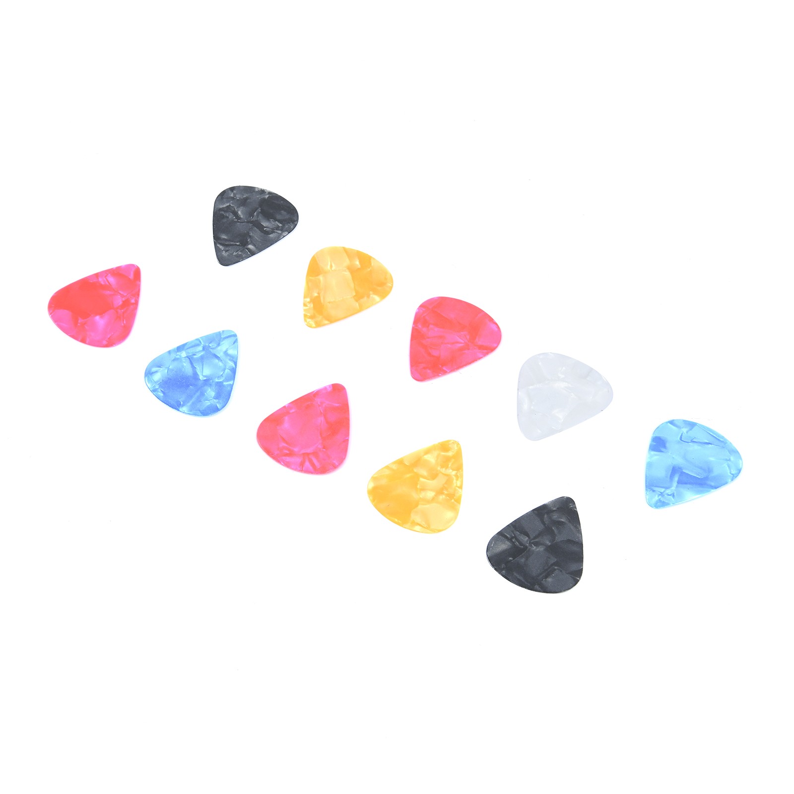 100PCS Acoustic Bulk Guitar Pick Picks Plectrum Celluloid Electric Smooth 0.46mm