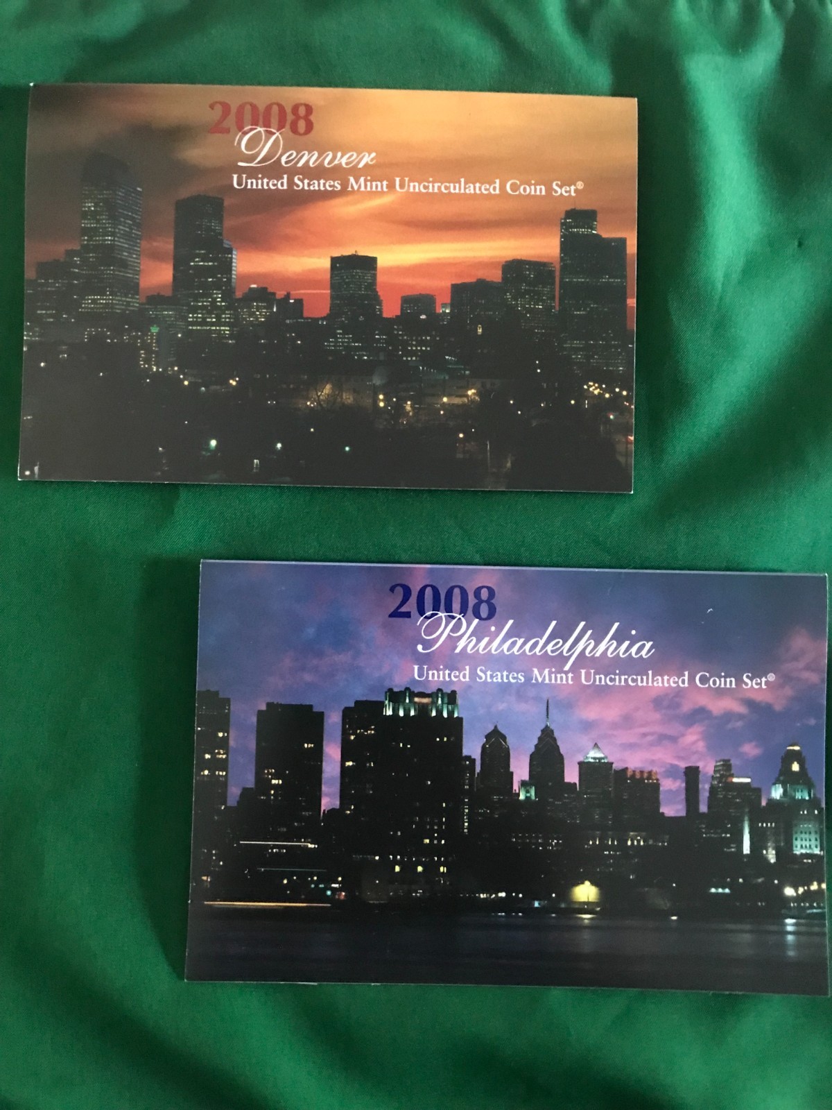2008 P & D United States Mint Uncirculated 28-coin Set with OGP & COA