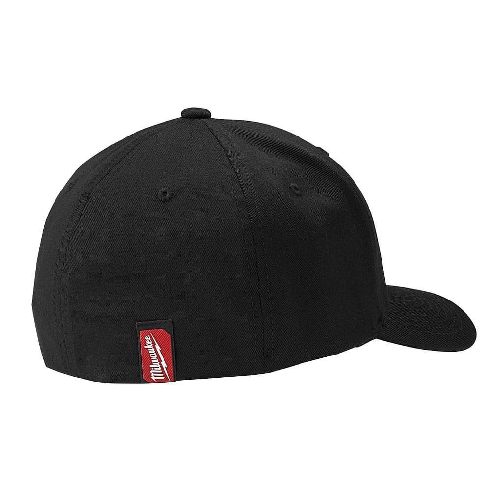 Milwaukee Large/Extra Large Black Fitted Hat