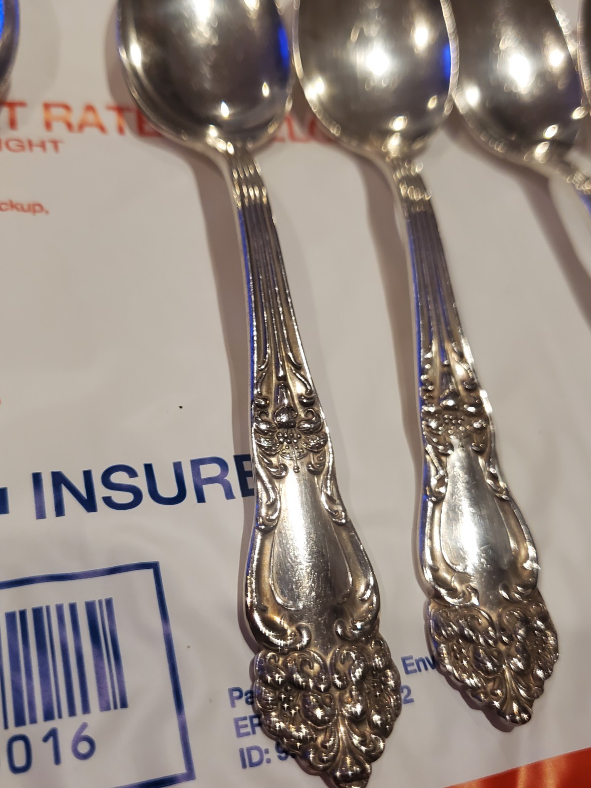 LOT OF Flatware Set REED BARTON BAROQUE Spoons