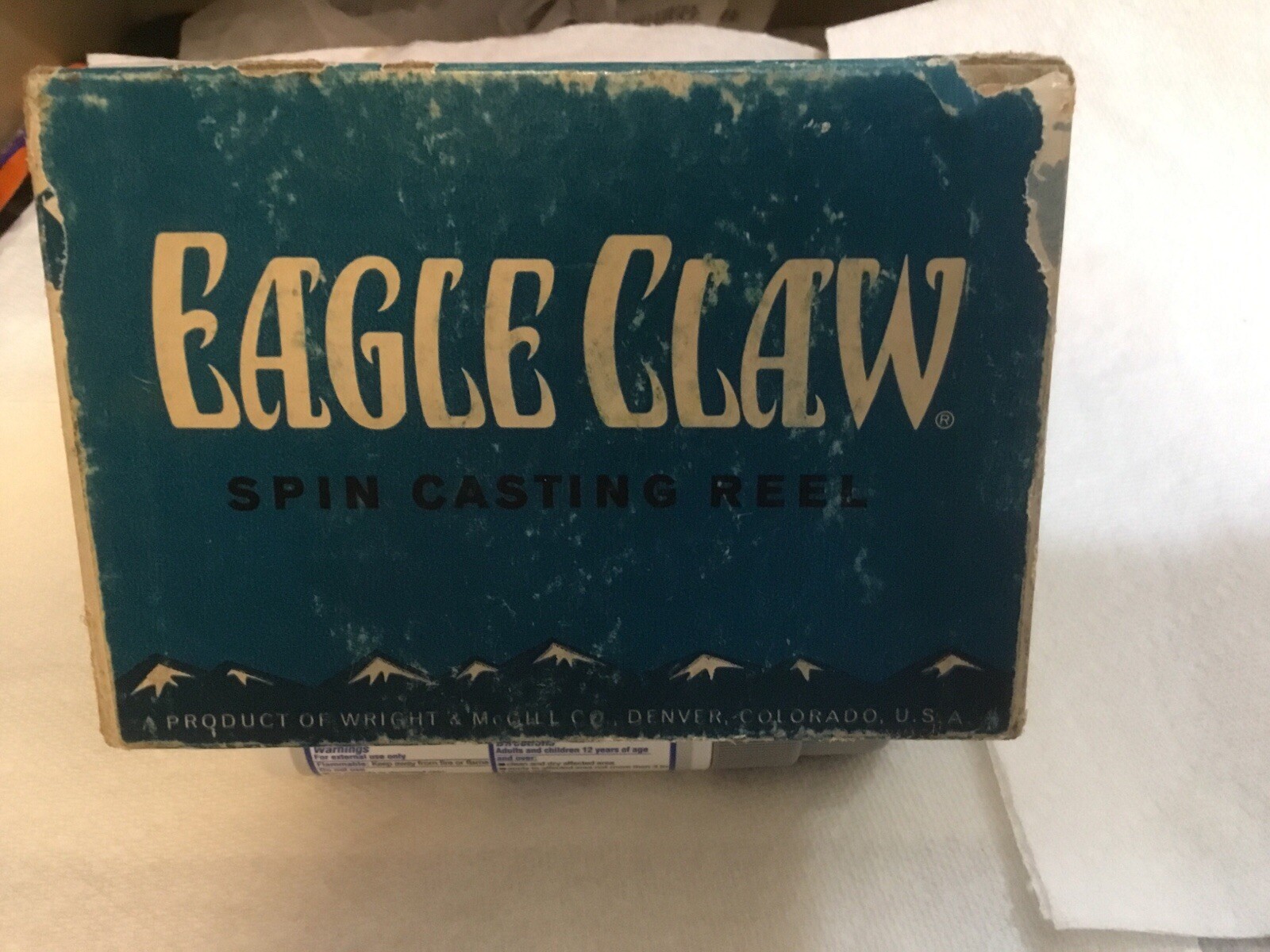 Vintage Eagle Claw #88A Box &Paperwork,No Reel