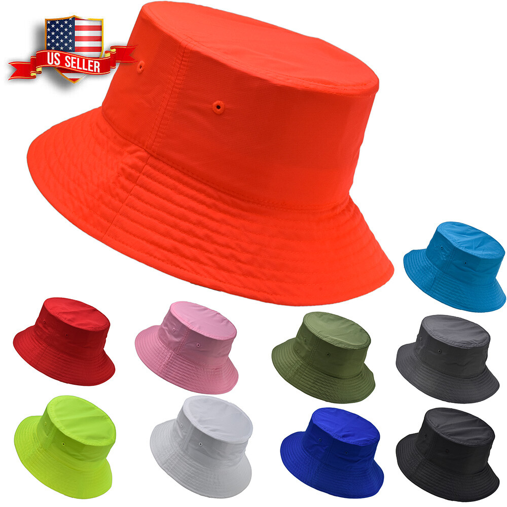 Lightweight easy Bucket Hat Boonie Hunting Fishing Outdoor Summer Cap Unisex