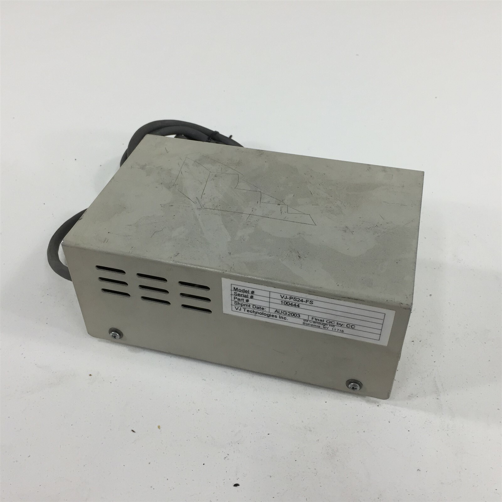 VJ Technologies VJ-PS24-FS Image Intensifier Power Supply