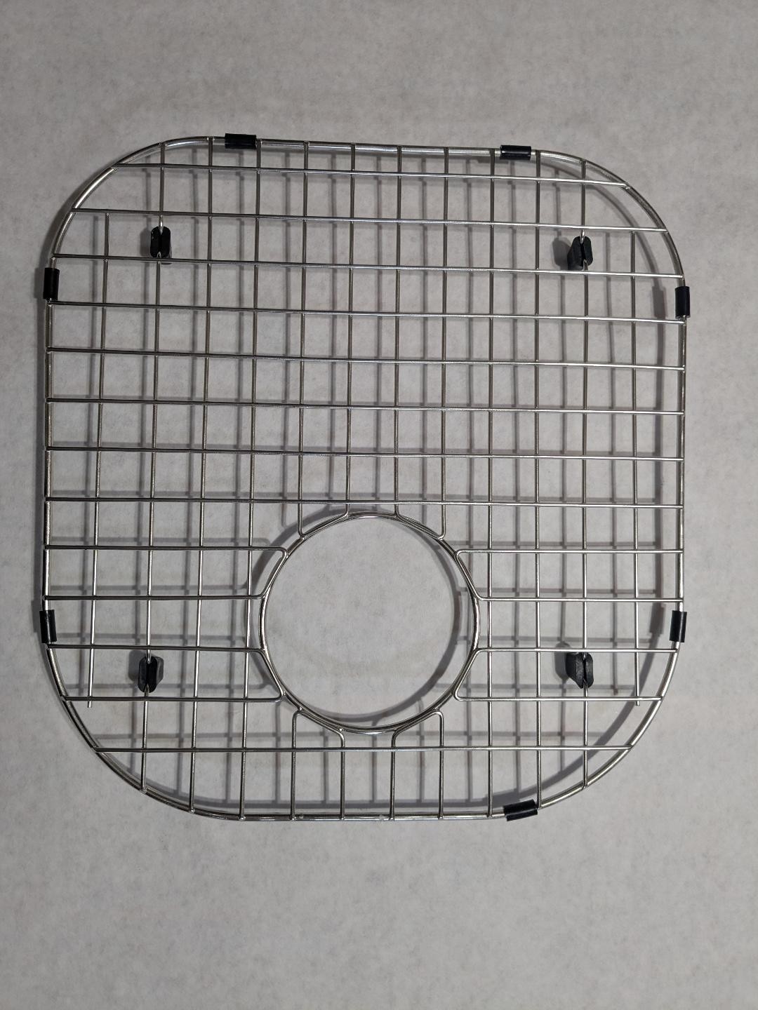 Stainless Steel Rack for bar sink over disposal - 15" x 15 7/8"