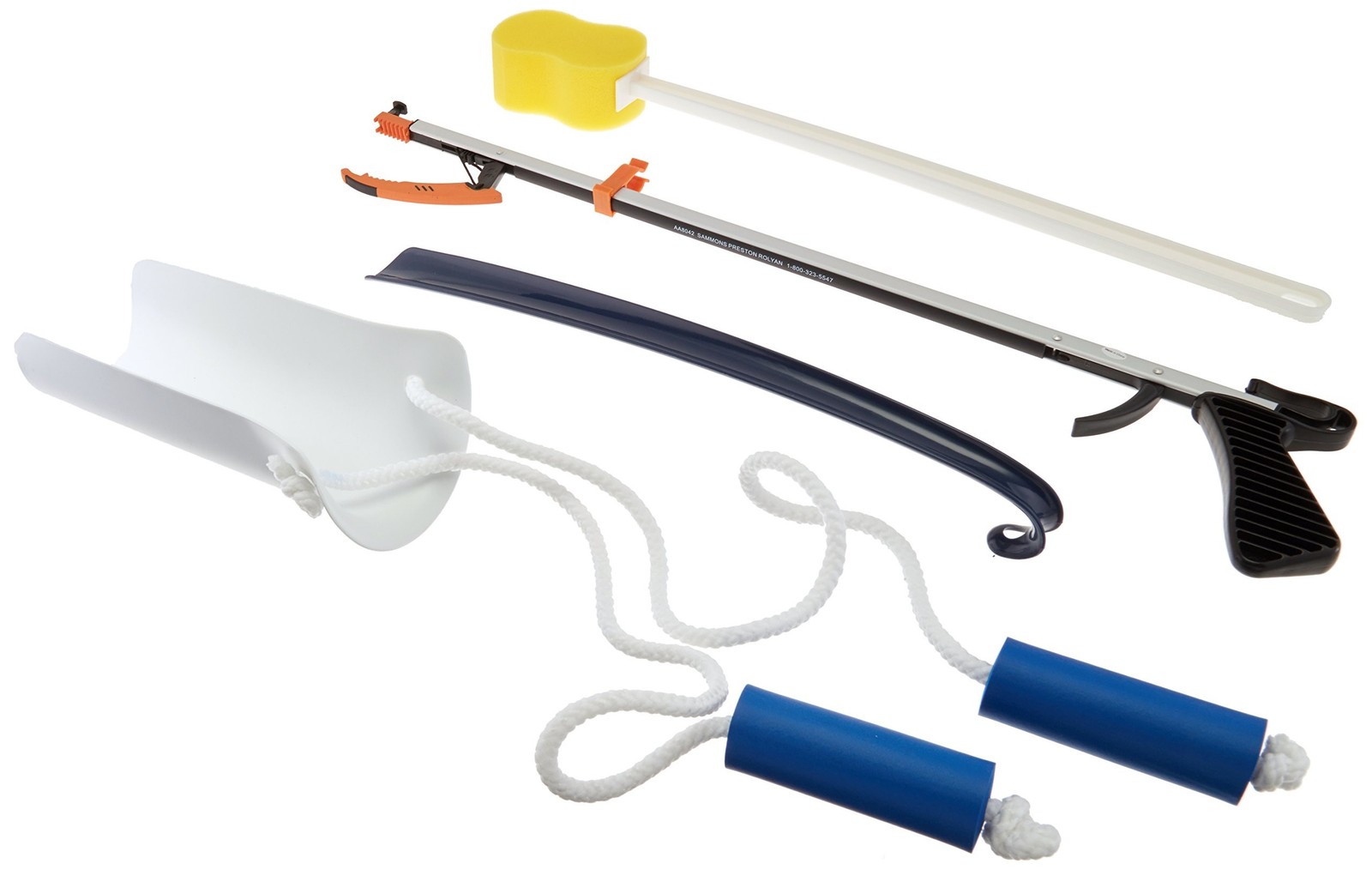 Sammons Preston Economy Hip Kit II, 4-Piece Kit Includes 32" Easireach II Rea...