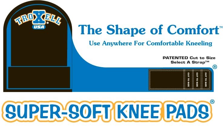 - SuperSoft Royal Blue Kneepads (Large Size/Bagged in Pairs)