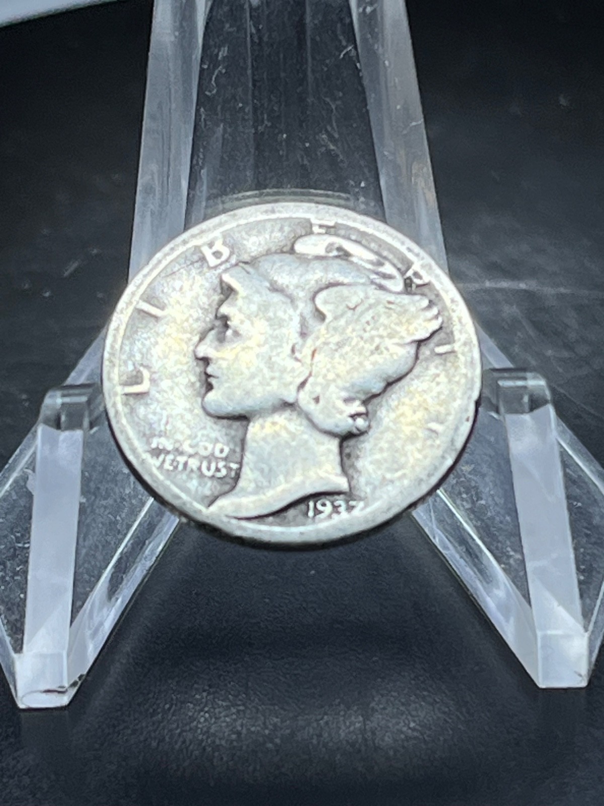 1937 Mercury Head Dime - No Mint Mark - Silver # WX204