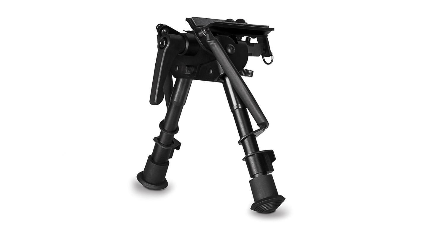 HAWKE SWIVEL & TILT BIPOD 6-9" ADJUSTABLE SPRING-LOADED LEGS WITH LEVER 70010