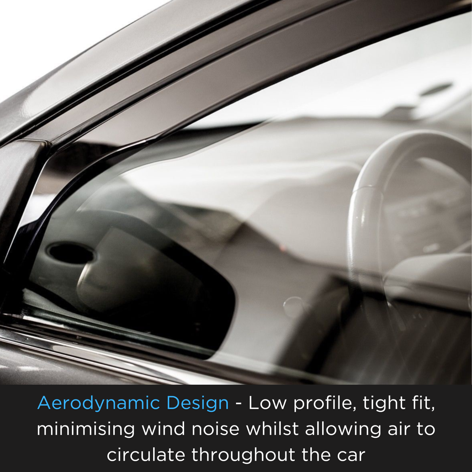 Wind Deflectors For Renault Clio MK4 5-doors 2012-2019 4-pc ISPEED Tinted