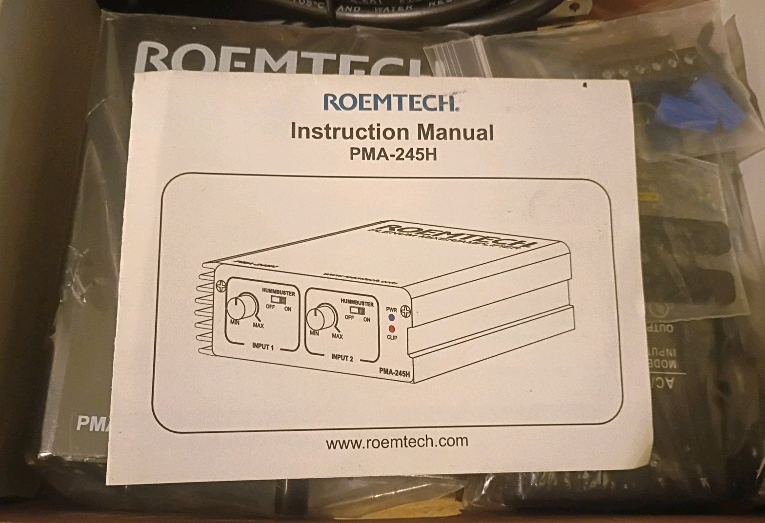 ROEMTECH Plenum Mixer Amp PMA-245H 45Watt - New Open Box