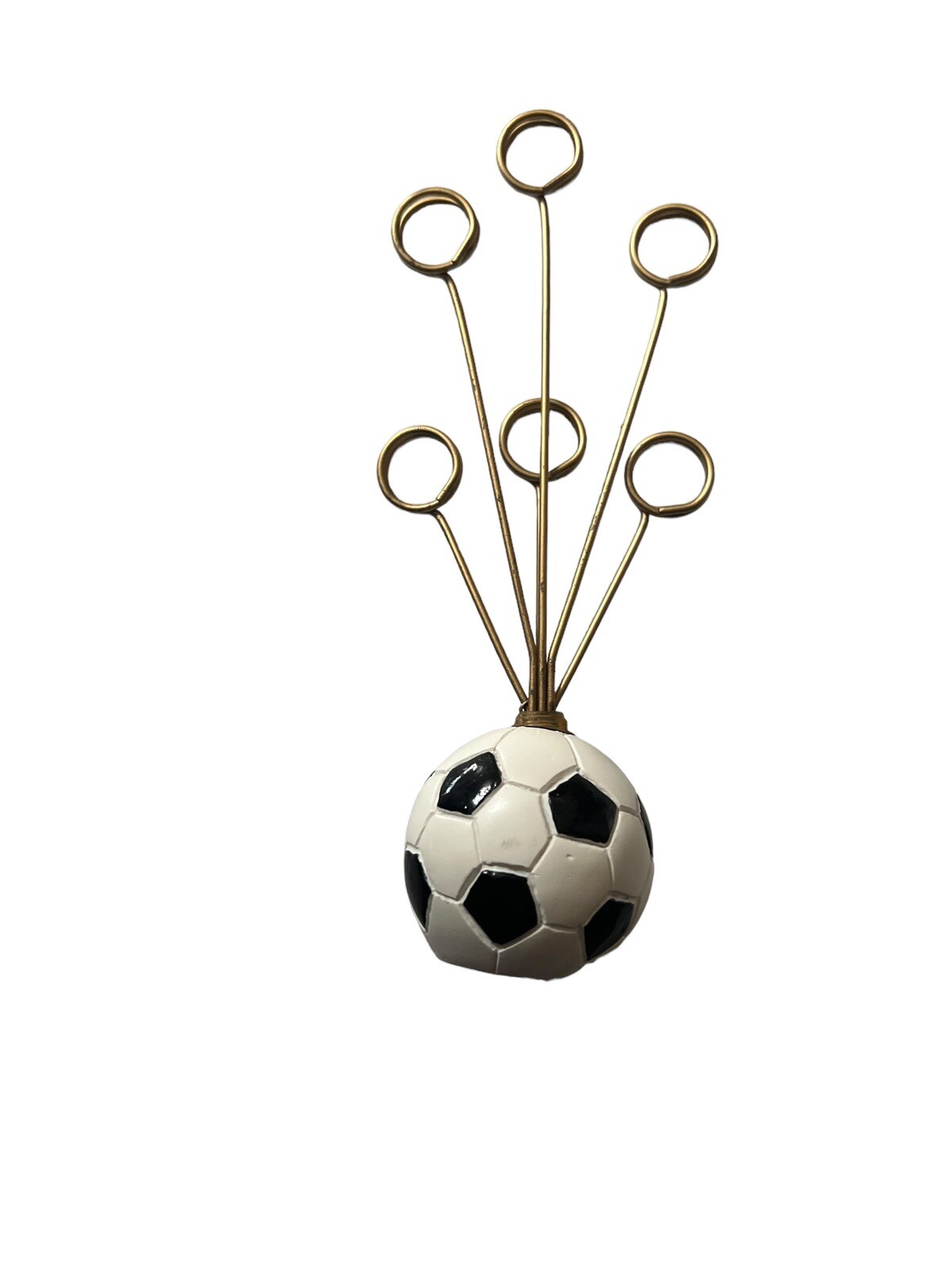 SOCCER BALL Multi PHOTO HOLDER 7" Tall