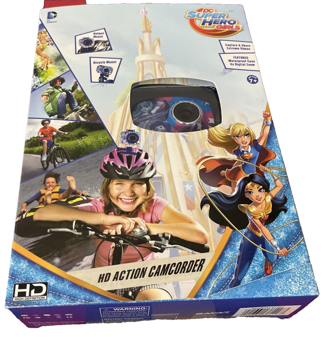 NEW SEALED Super Hero Girls HD Action Camcorder Adventure Camera Video Outdoor