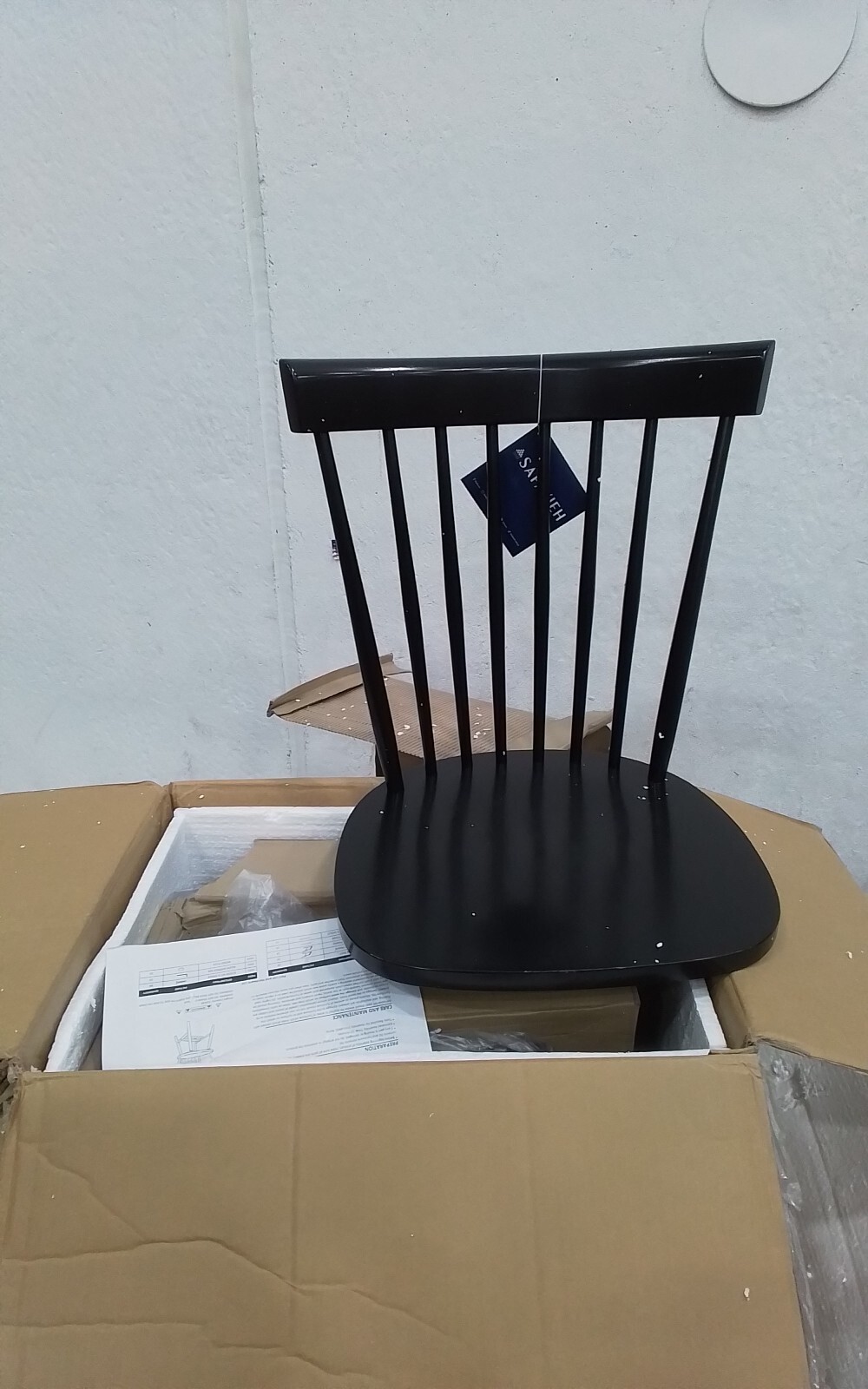 Safavieh PARKER SPINDEL SIDE CHAIR, Reduced Price 2172752020 AMH8500B-SET2