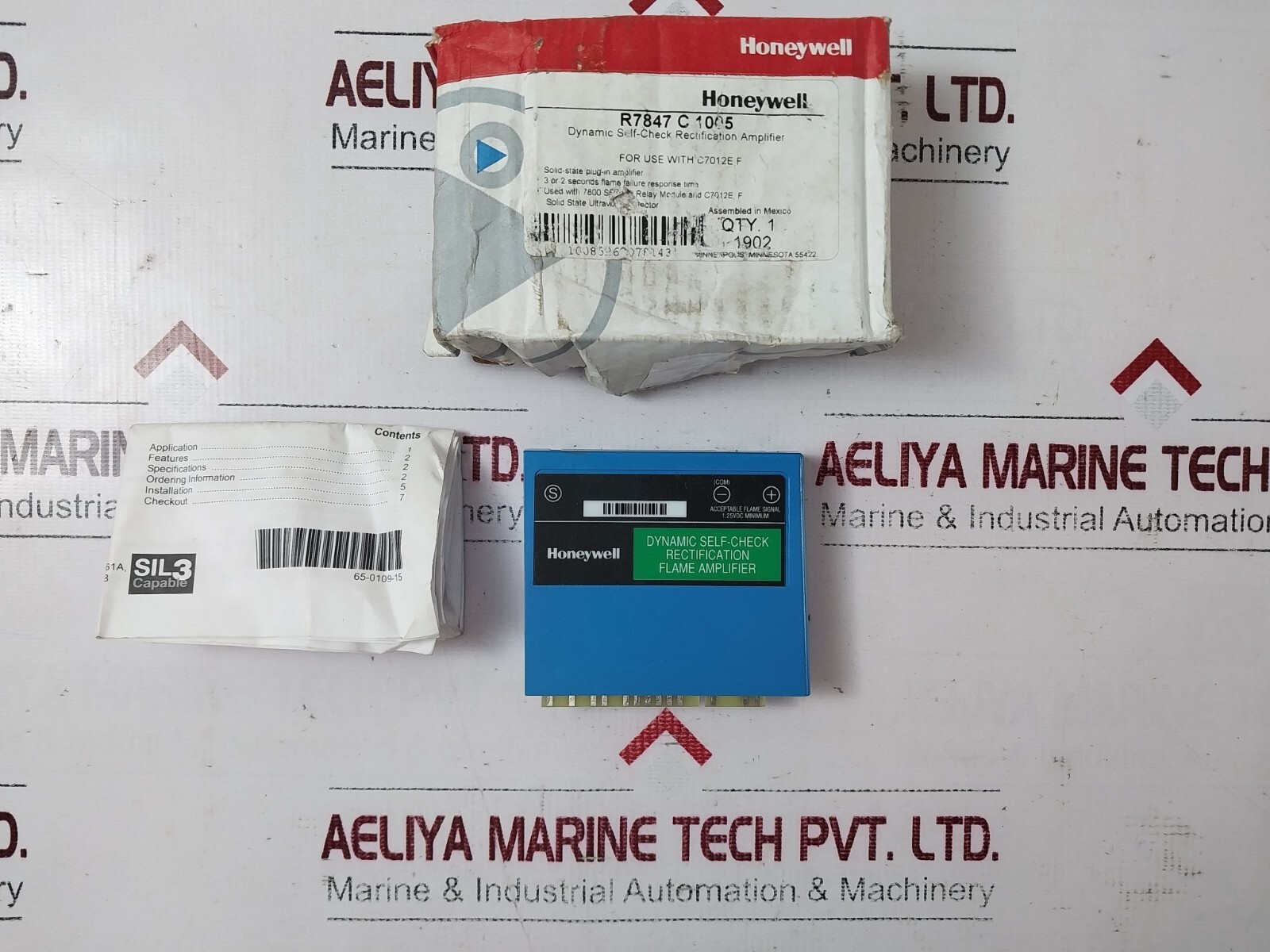Honeywell R7847C1005 Flam Amplifier 1.25 VDC